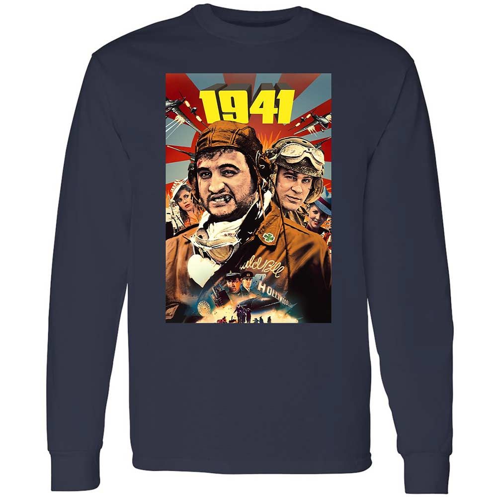 Long Sleeve T-Shirt - 43RG5DF9 - Navy - 2