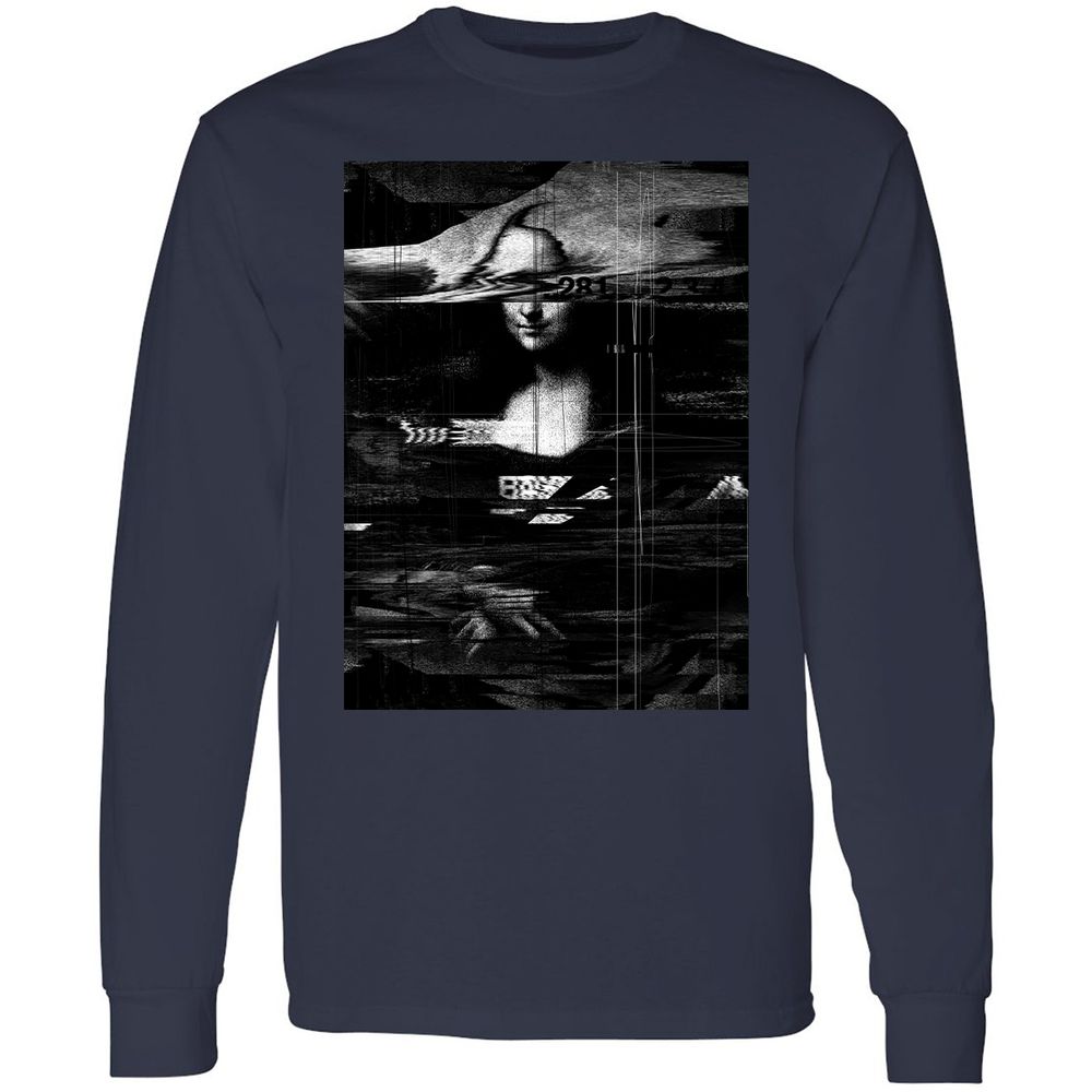 Long Sleeve T-Shirt - 48U27G3M - Navy - 2