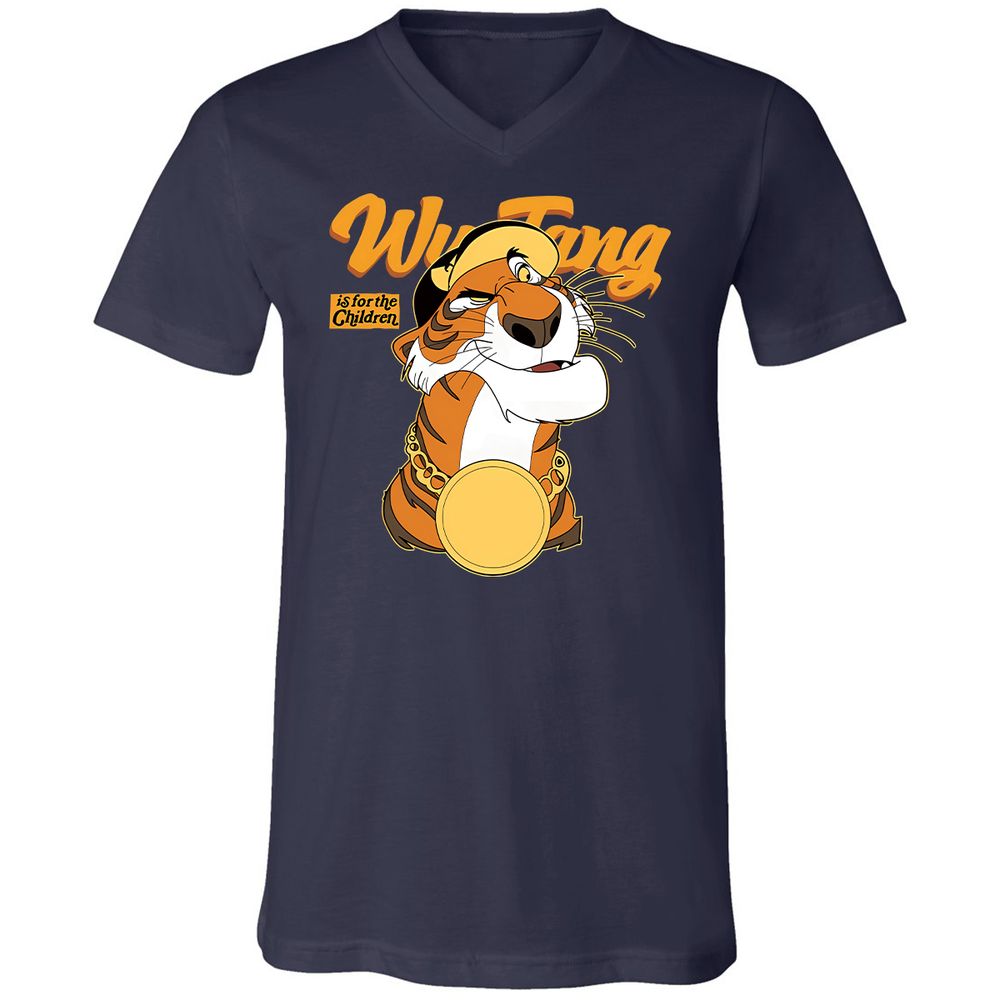 Unisex V-Neck T-Shirt - X3W12NF6 - Navy - 2