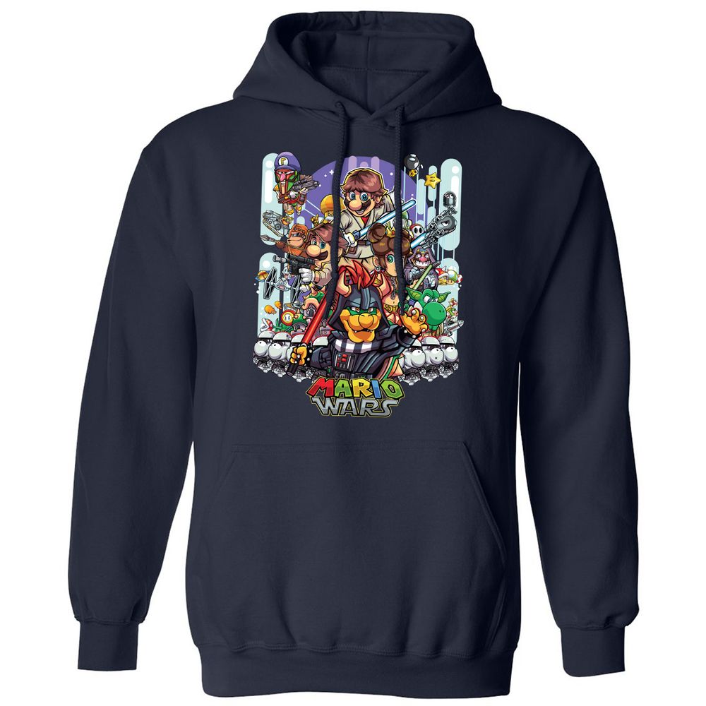 Classic Unisex Hoodie - E7HFQXHY - Navy - 2