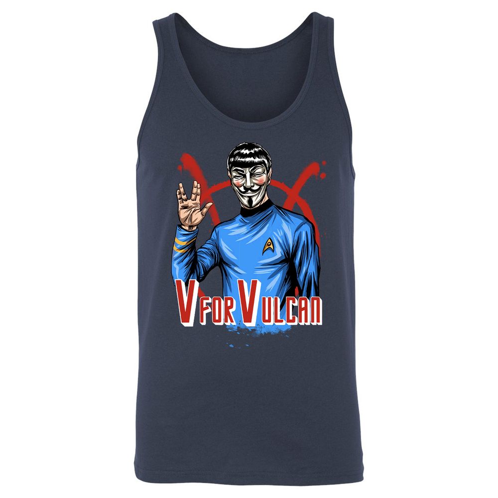 Unisex Jersey Tank - 7DPABXUC - Navy - 2