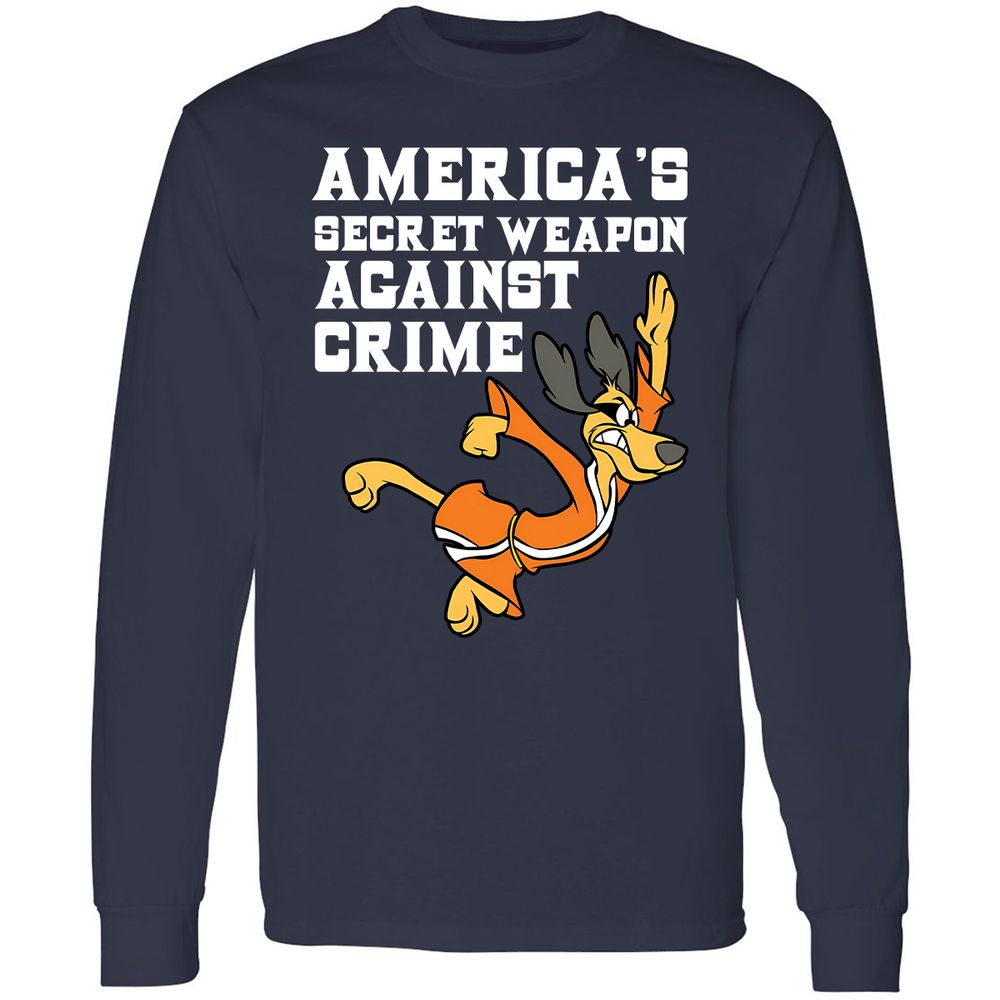 Long Sleeve T-Shirt - MBP3GEEQ - Navy - 2