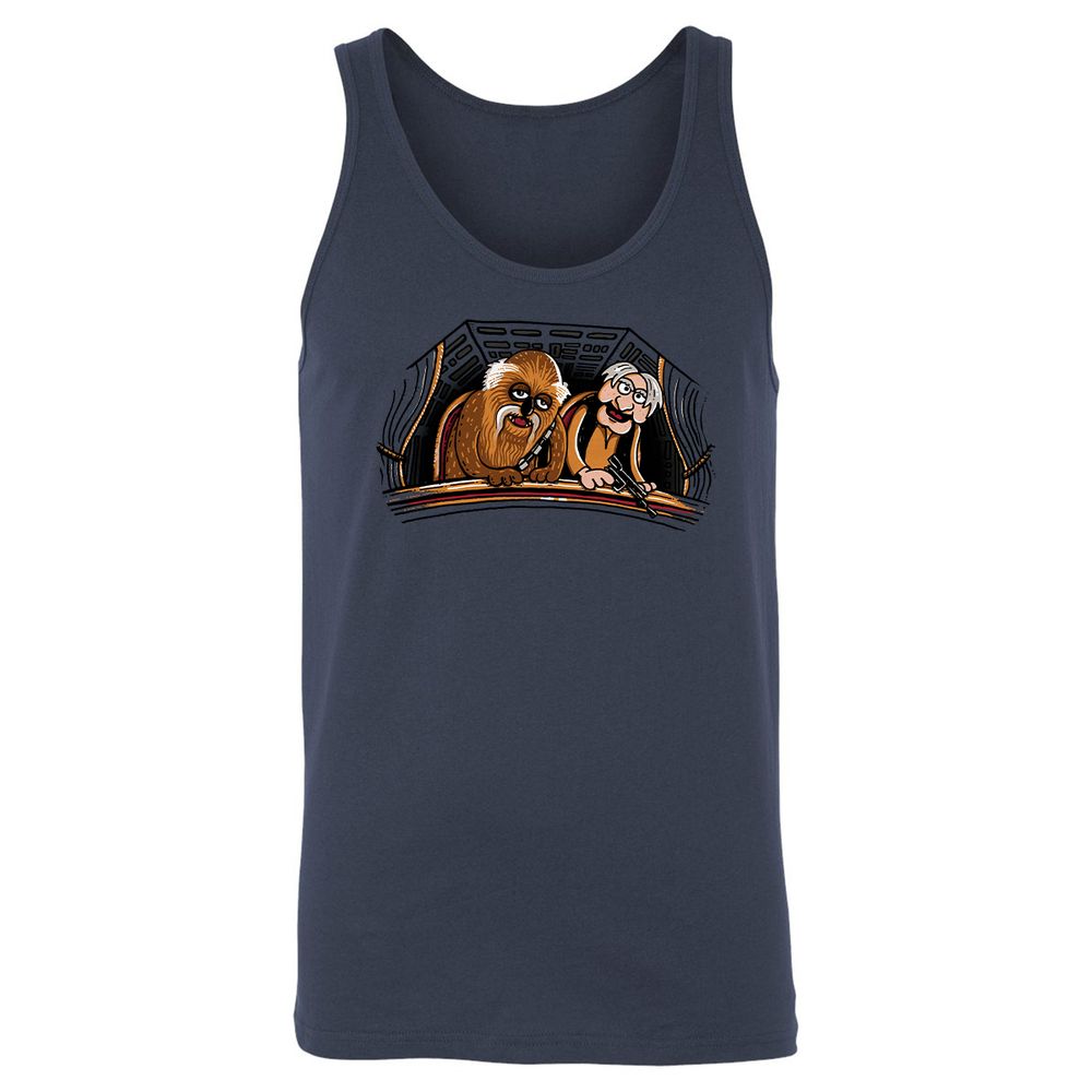Unisex Jersey Tank - 4MDMRGFX - Navy - 2