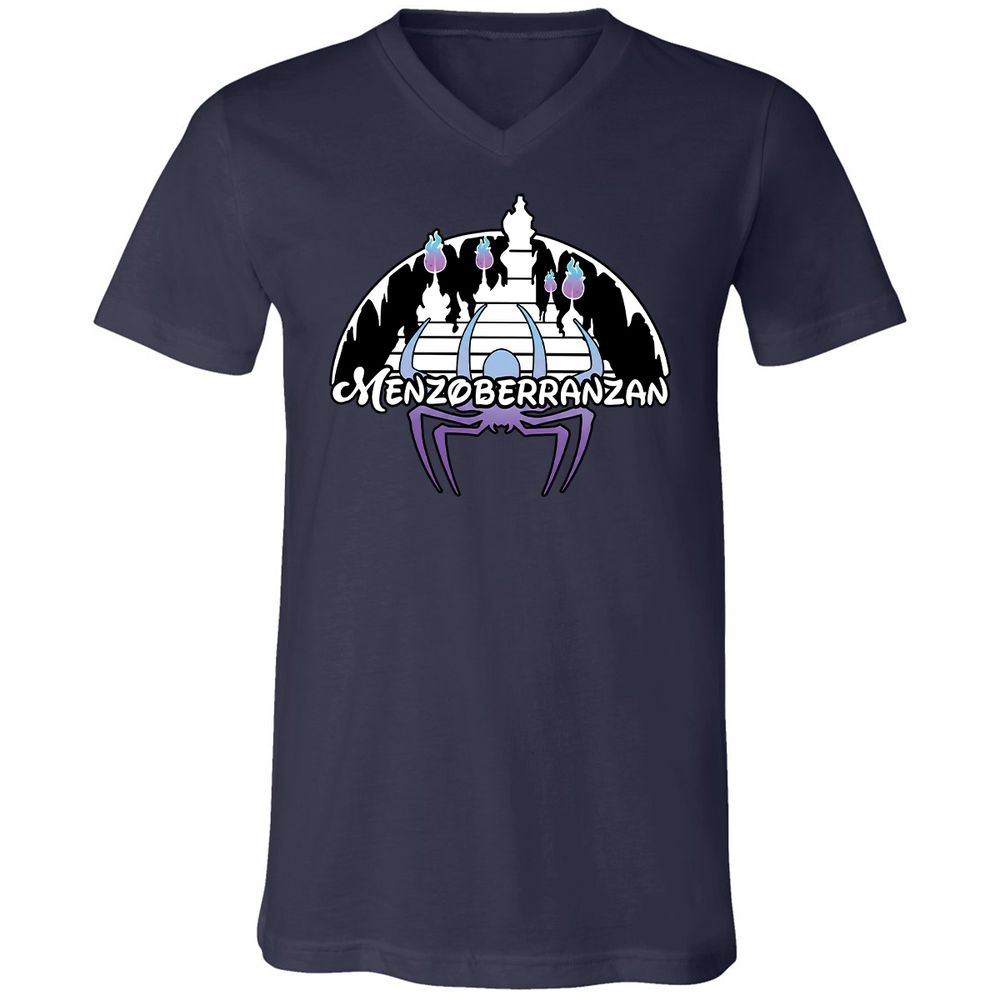 Unisex V-Neck T-Shirt - 61RZZJWE - Navy - 2