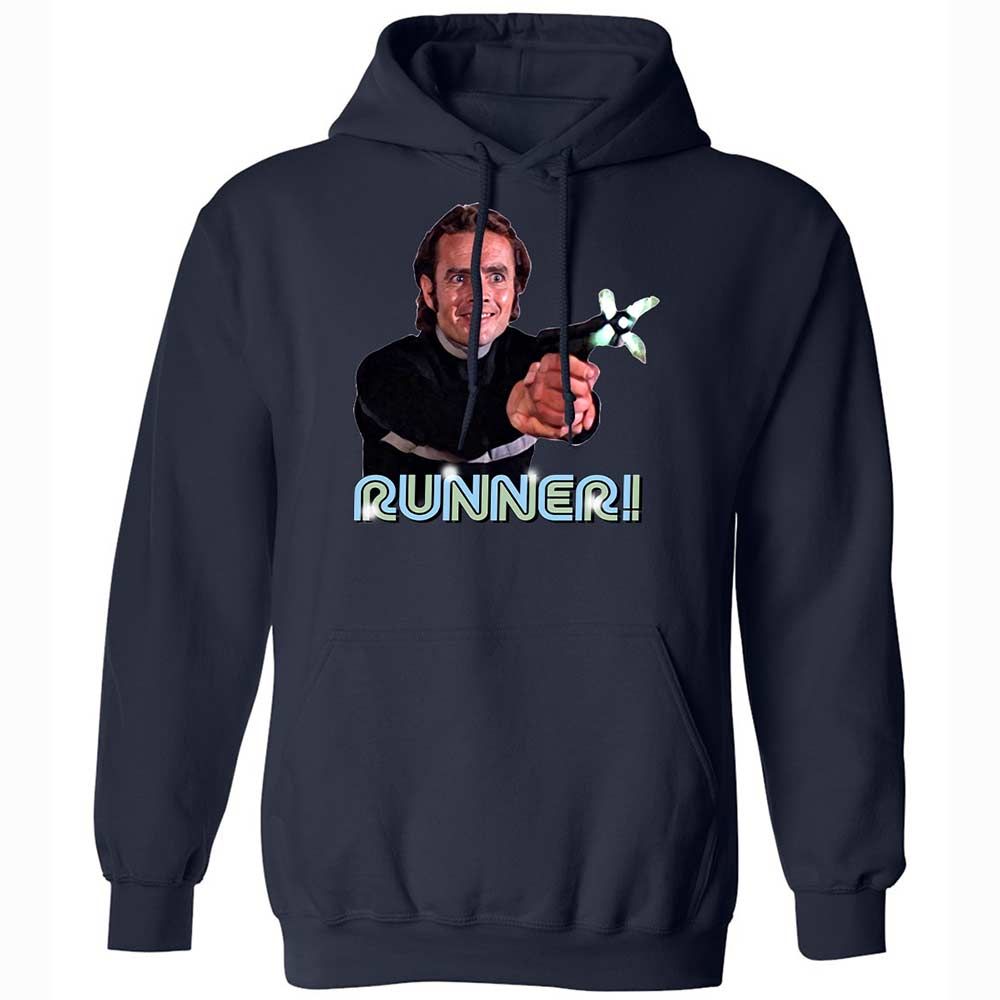 Classic Unisex Hoodie - HEQQX79G - Navy - 2
