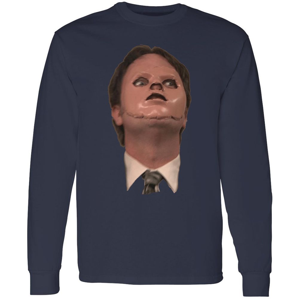 Long Sleeve T-Shirt - QVR9MKYB - Navy - 2