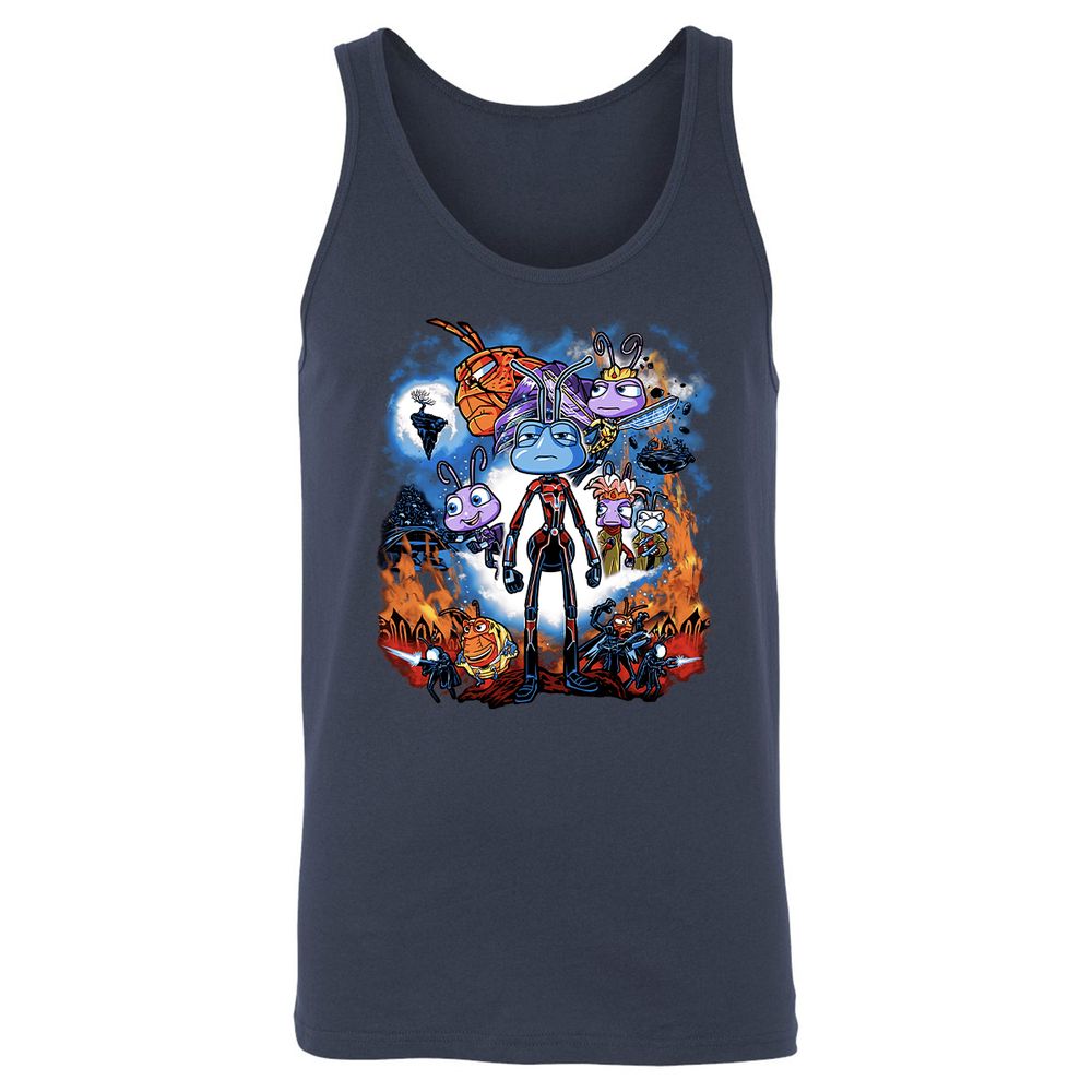Unisex Jersey Tank - A4WPN2Z7 - Navy - 2