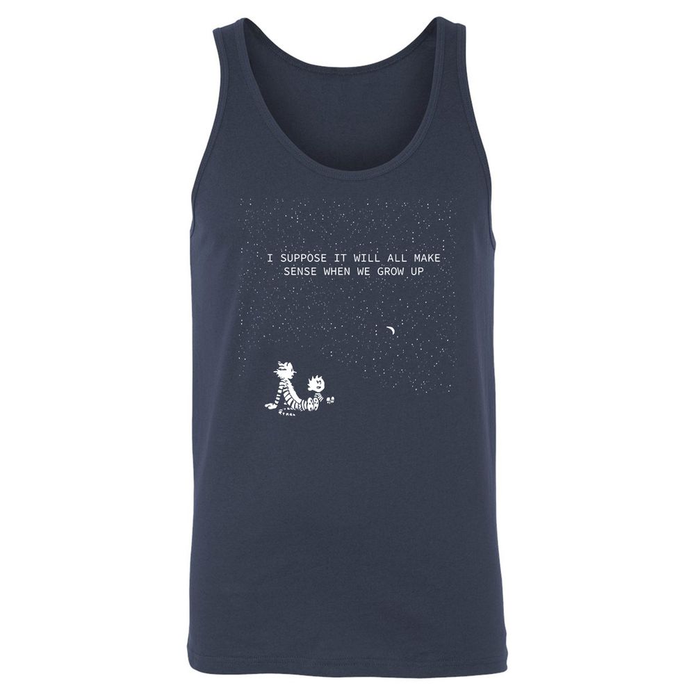 Calvin and Hobbes Stars - Navy - 2