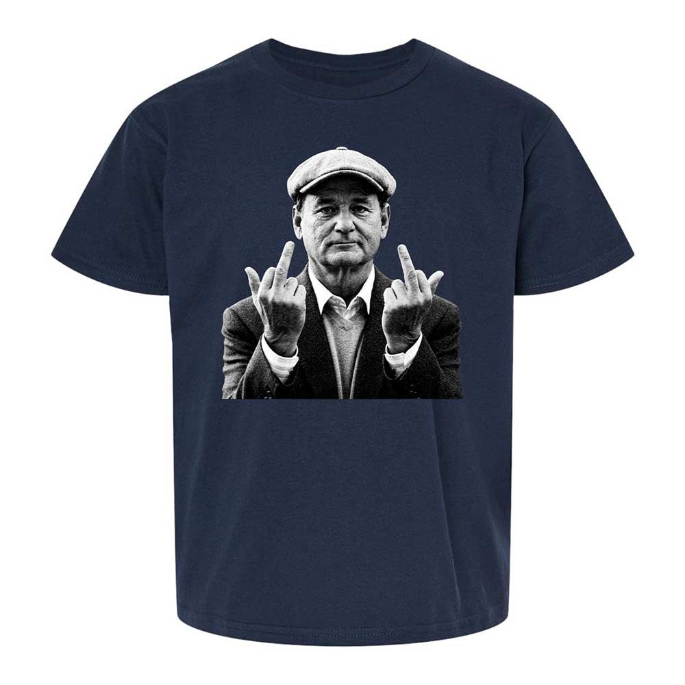 Bill Murray Middle Finger - Navy - 2