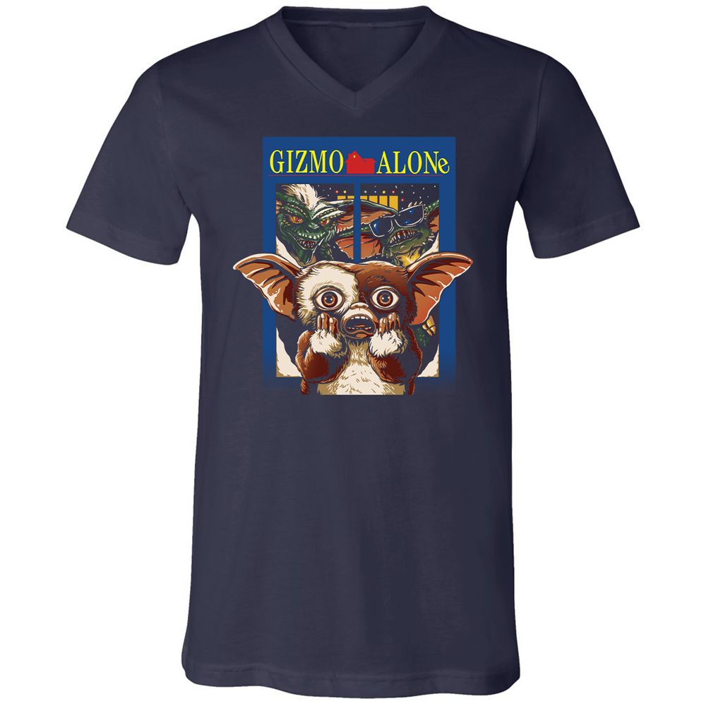Unisex V-Neck T-Shirt - YUPVCW1G - Navy - 2