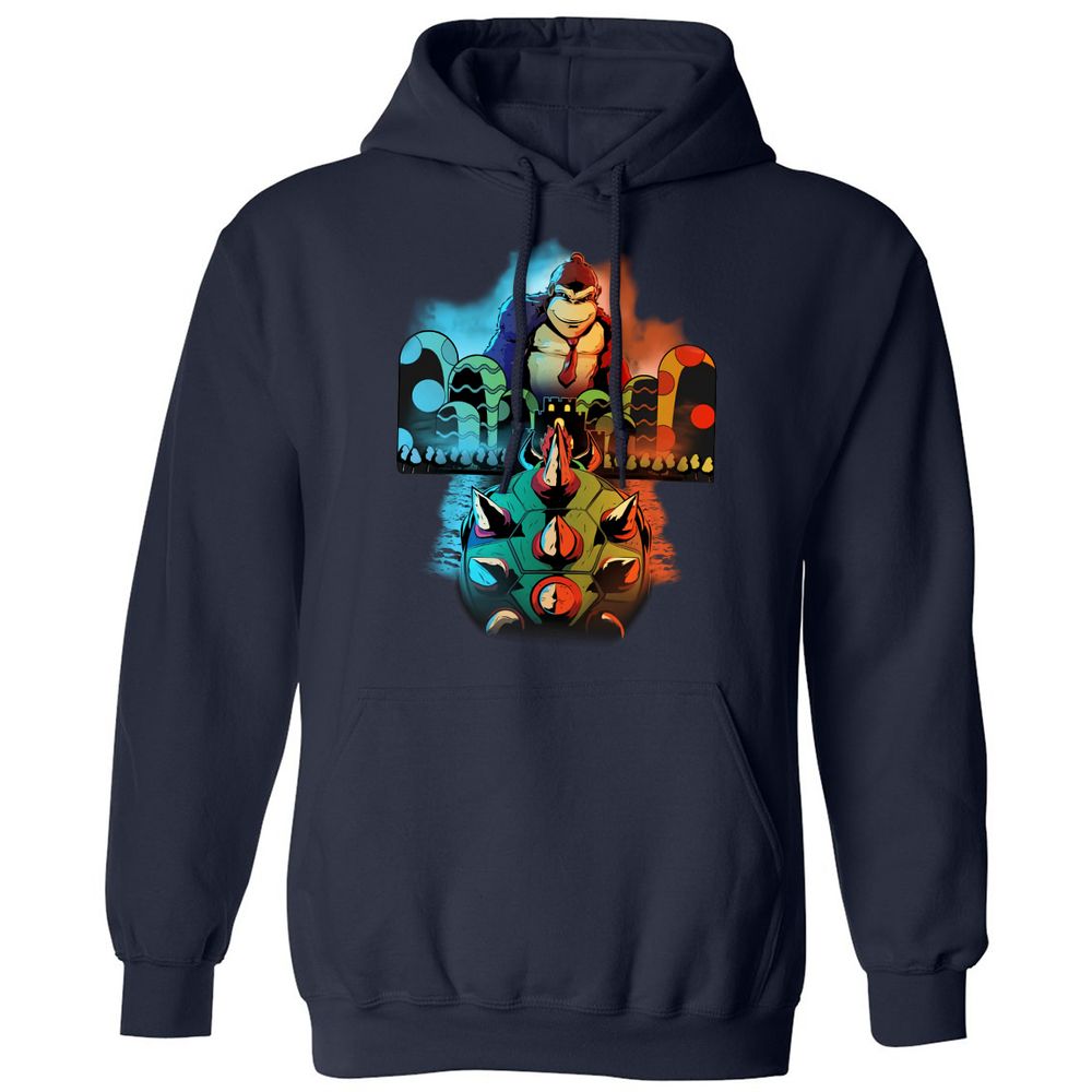 Classic Unisex Hoodie - VR7JBH66 - Navy - 2