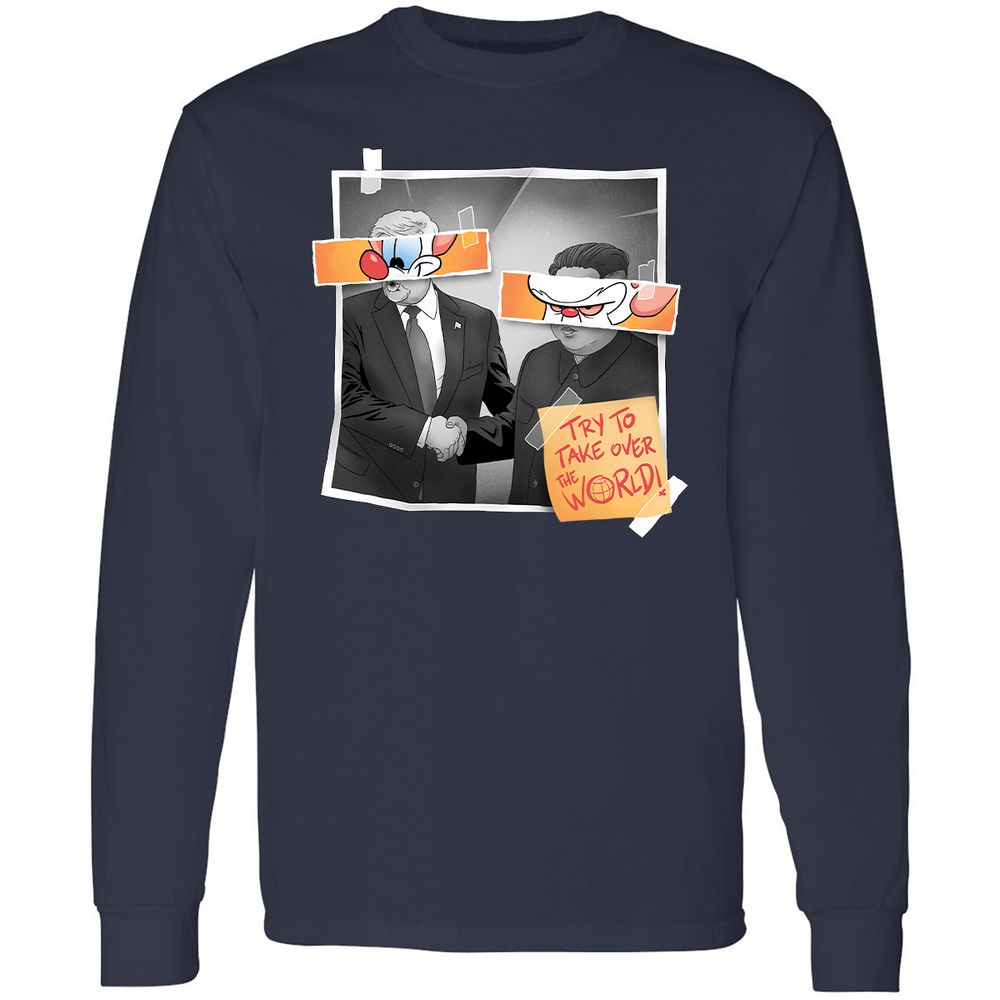 Long Sleeve T-Shirt - V184K7TK - Navy - 2