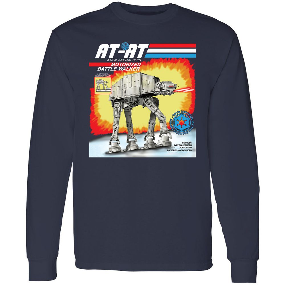 Long Sleeve T-Shirt - MZ9X521G - Navy - 2