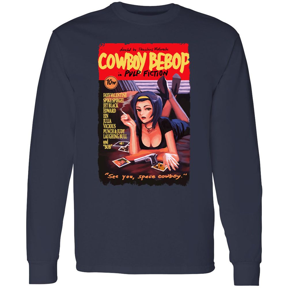 Long Sleeve T-Shirt - FUFPC6JP - Navy - 2