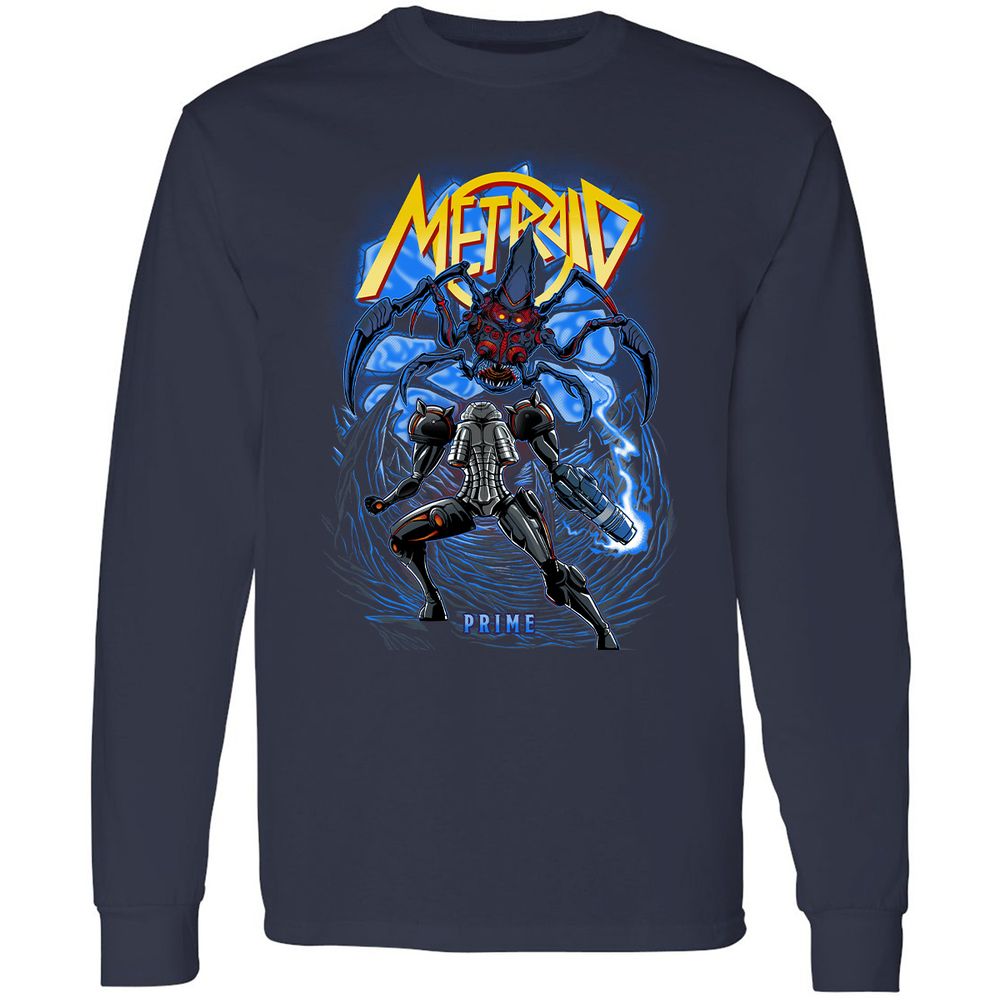 Long Sleeve T-Shirt - 9XA8TAZP - Navy - 2