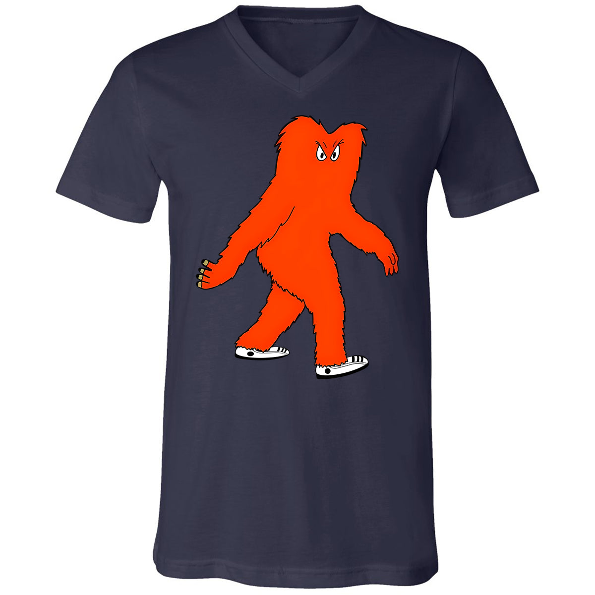 Unisex V-Neck T-Shirt - WXH8PKG7 - Navy - 2