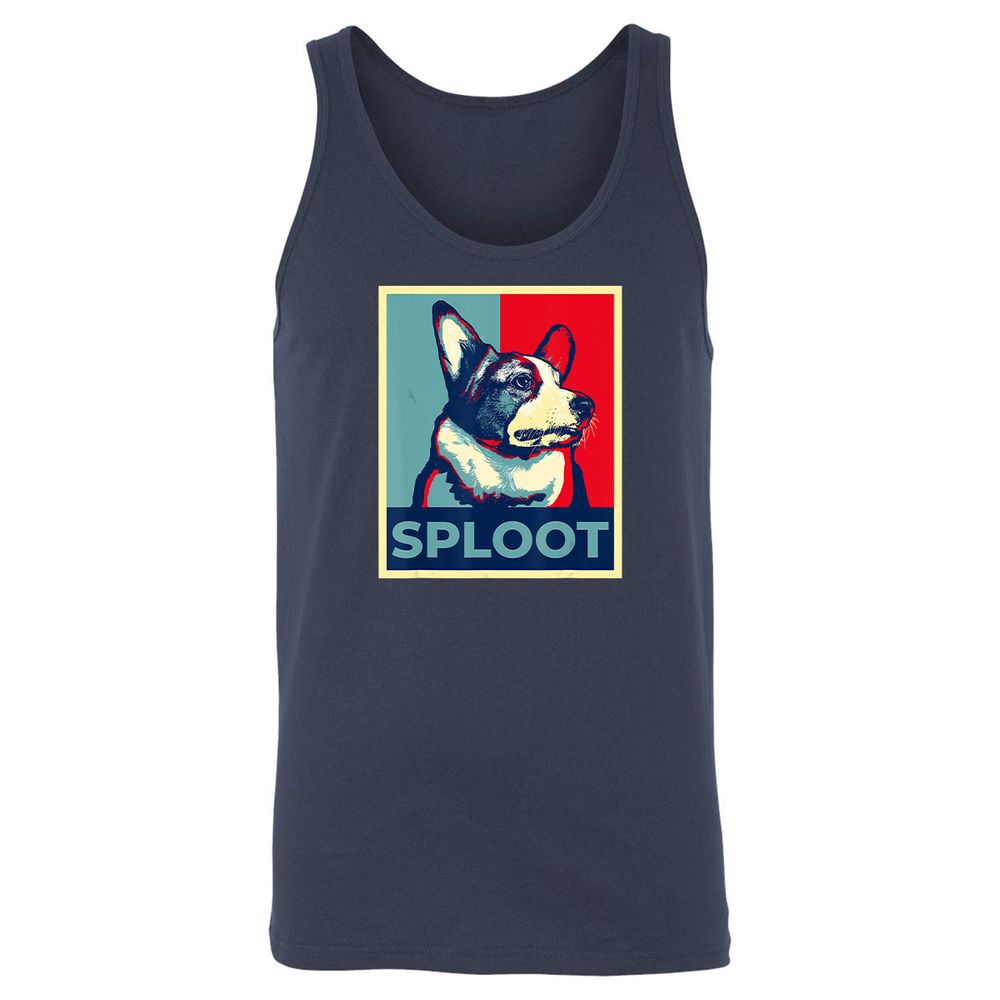 Unisex Jersey Tank - 8TGEGFZT - Navy - 2