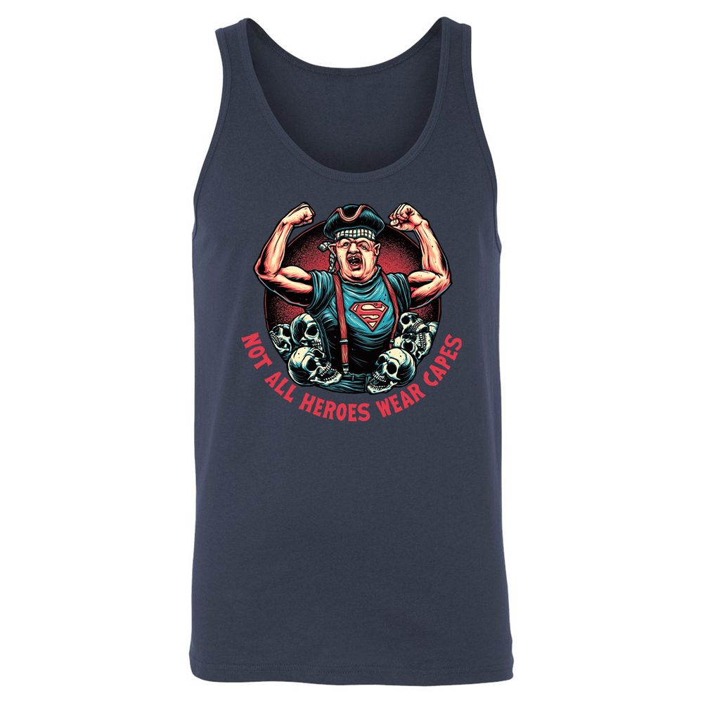 Unisex Jersey Tank - HK3JFYX9 - Navy - 2