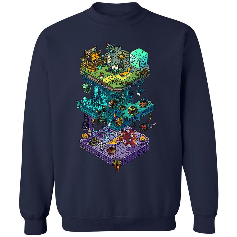 Classic Unisex Sweatshirt - YK5FSWK7 - Navy - 2