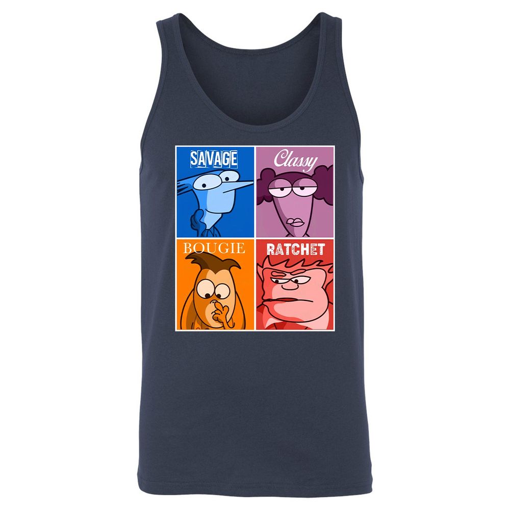 Unisex Jersey Tank - QZVAFXHK - Navy - 2