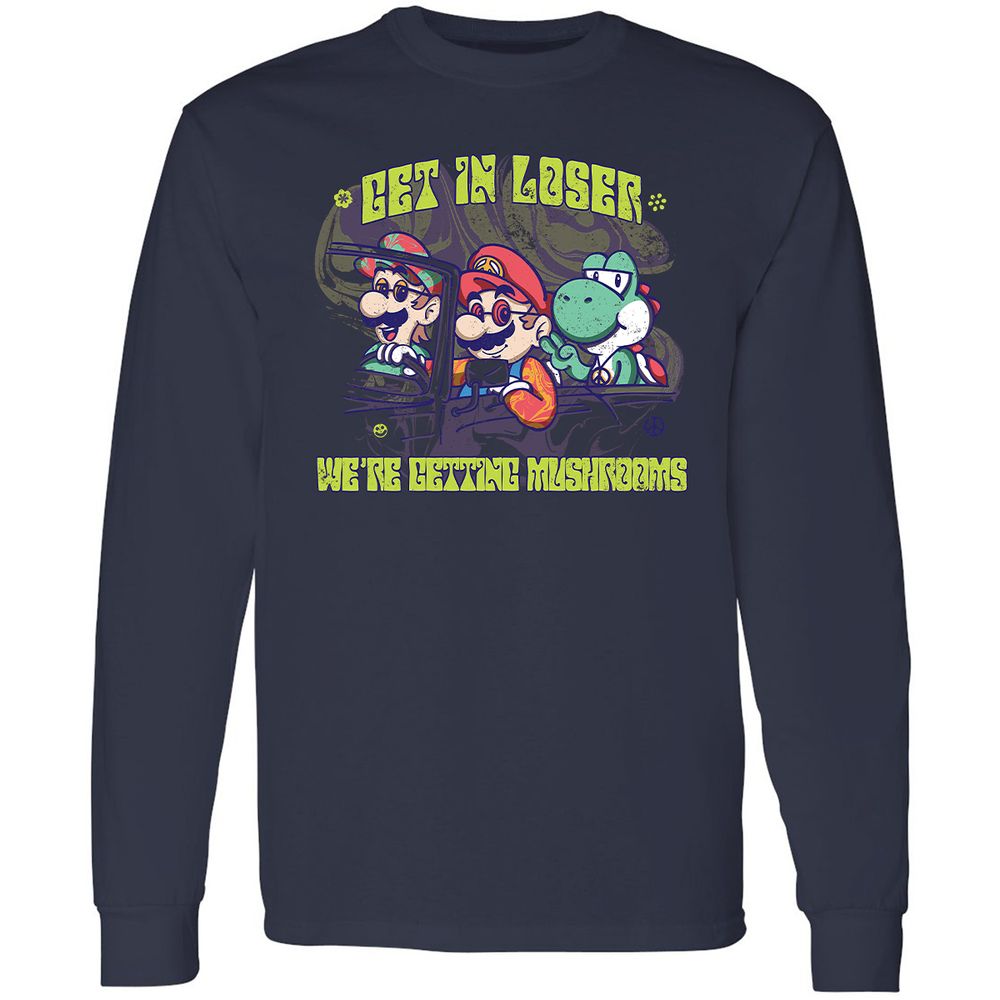 Long Sleeve T-Shirt - UFWDYBMD - Navy - 2