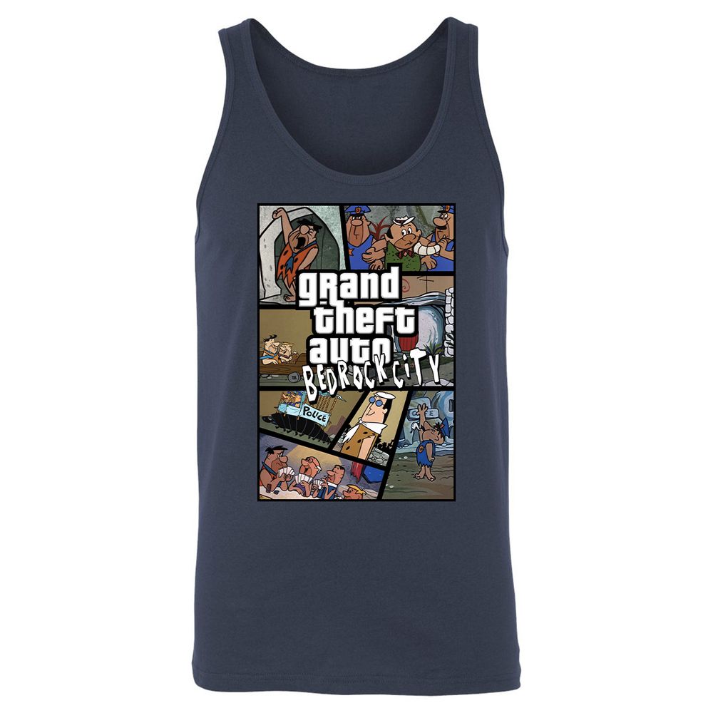 Unisex Jersey Tank - PGQ5ARSY - Navy - 2