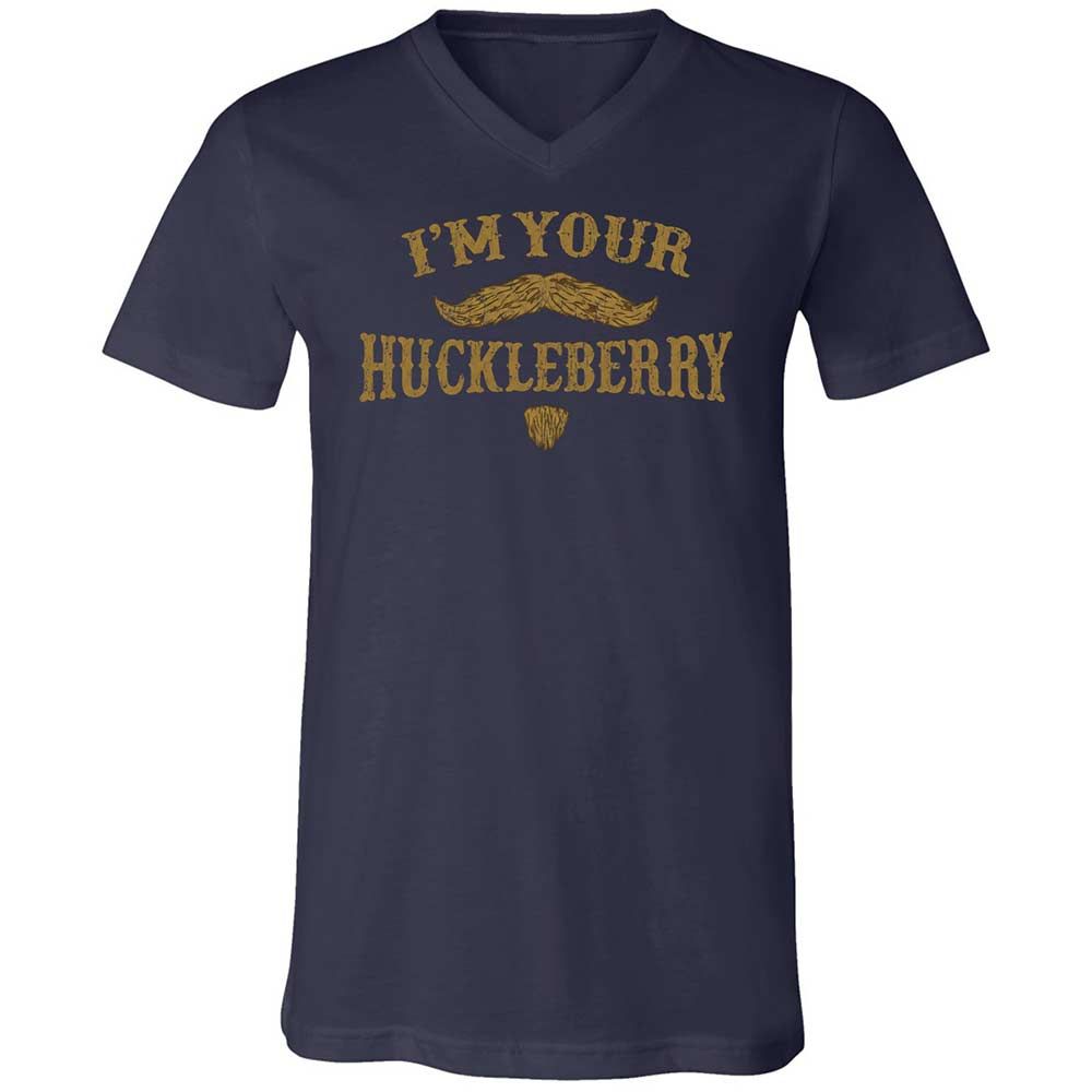 Unisex V-Neck T-Shirt - DXVD3GU1 - Navy - 2