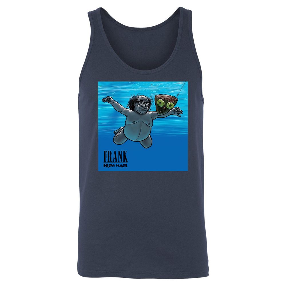 Unisex Jersey Tank - 8D4C8YMU - Navy - 2