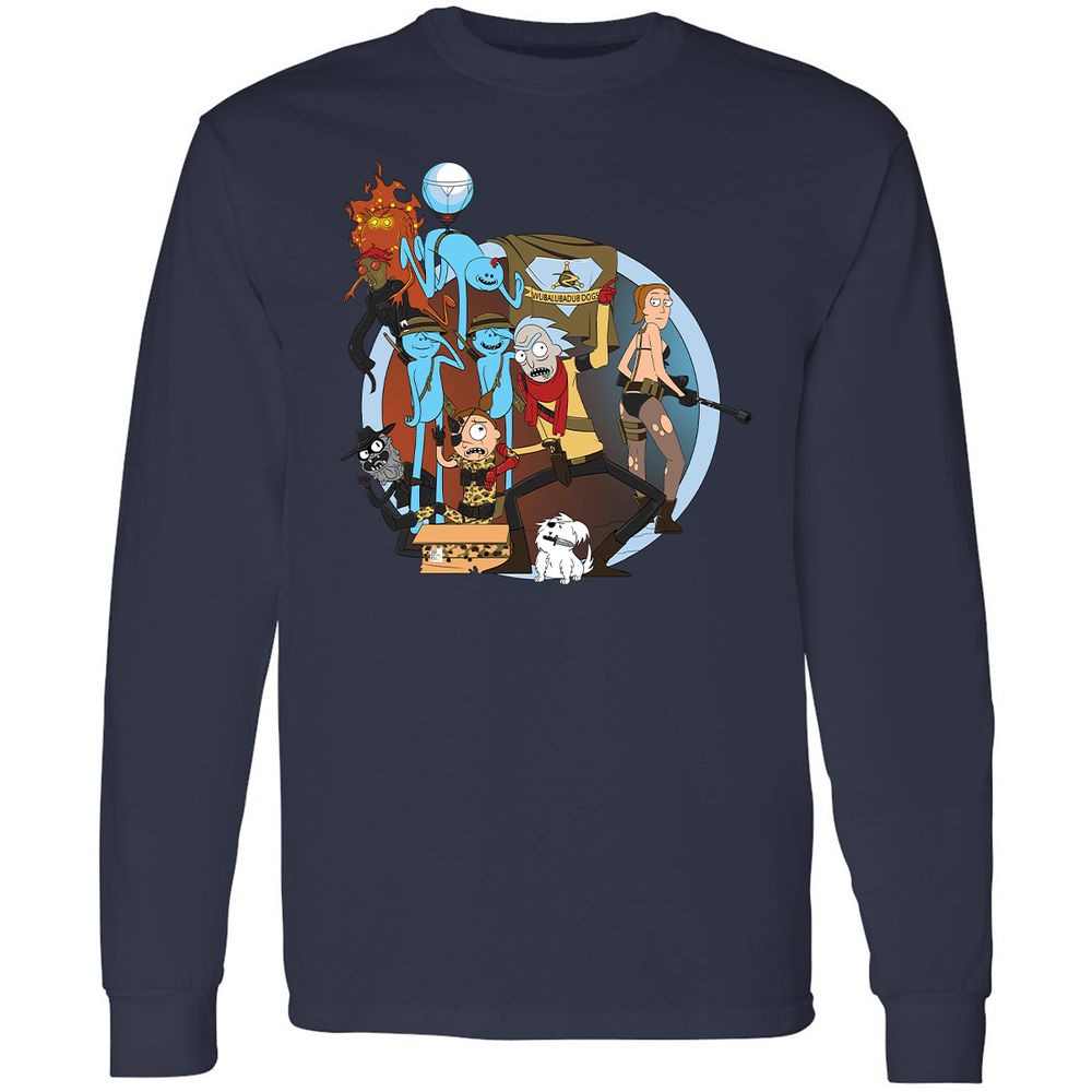 Long Sleeve T-Shirt - 4SGFG436 - Navy - 2