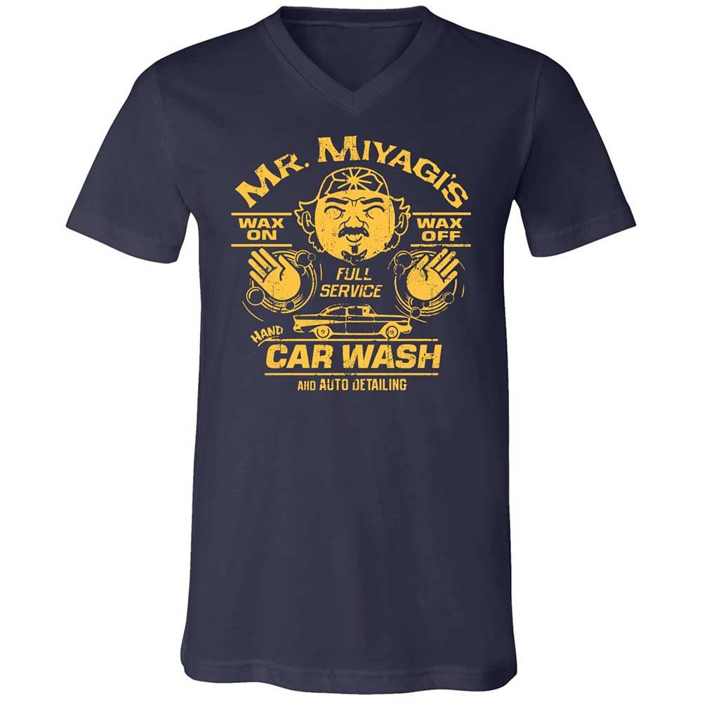 Unisex V-Neck T-Shirt - SJRBML2E - Navy - 2