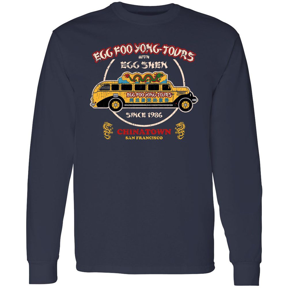 Long Sleeve T-Shirt - 5U4YXGCB - Navy - 2