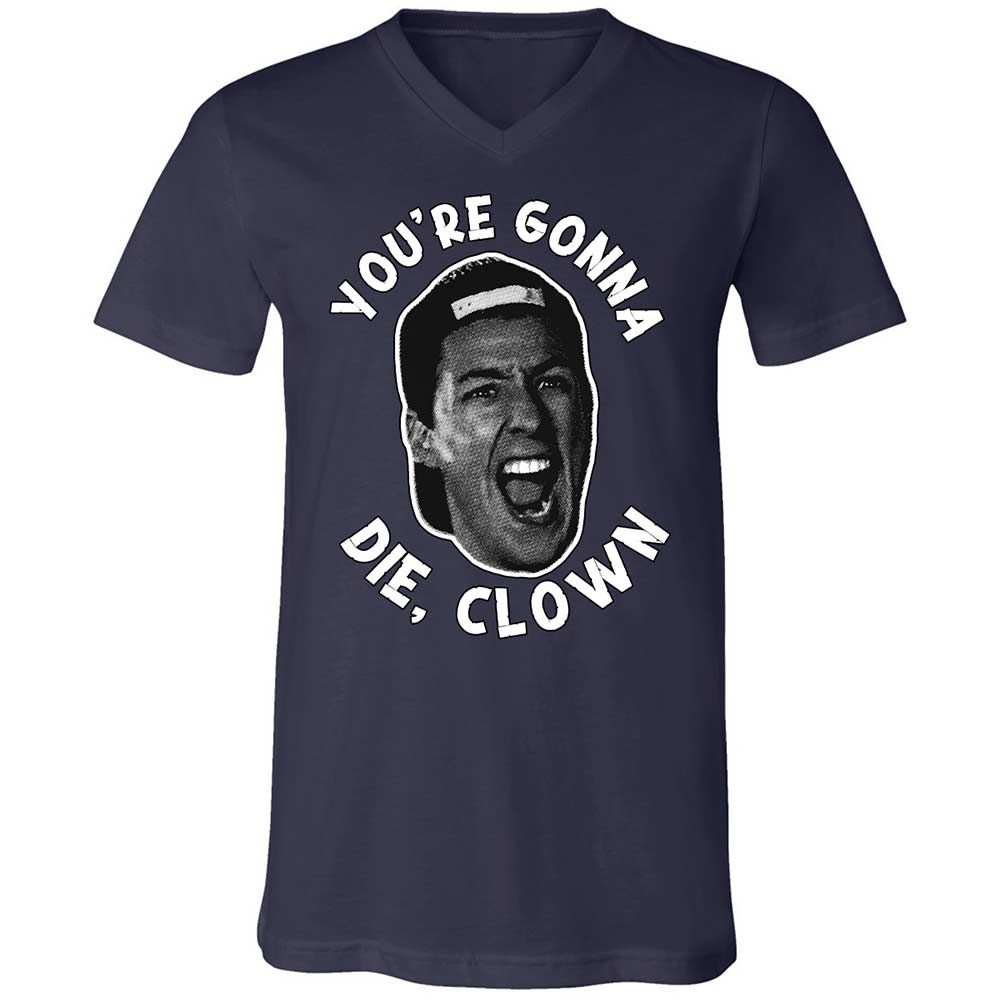 Unisex V-Neck T-Shirt - 5PCMFJPA - Navy - 2