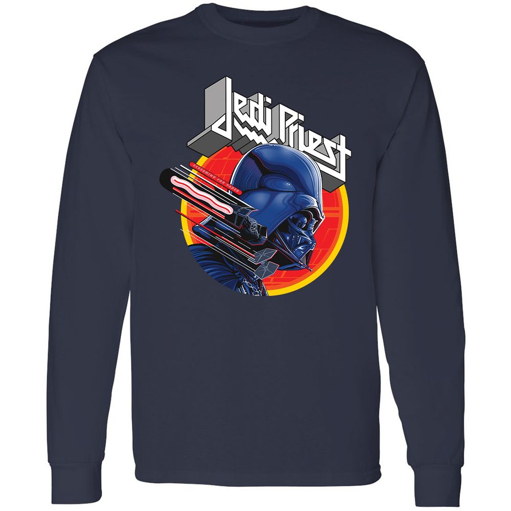 Long Sleeve T-Shirt - XFDWZ8G7 - Navy - 2