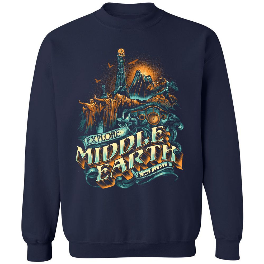 Classic Unisex Sweatshirt - KTCUDV19 - Navy - 2