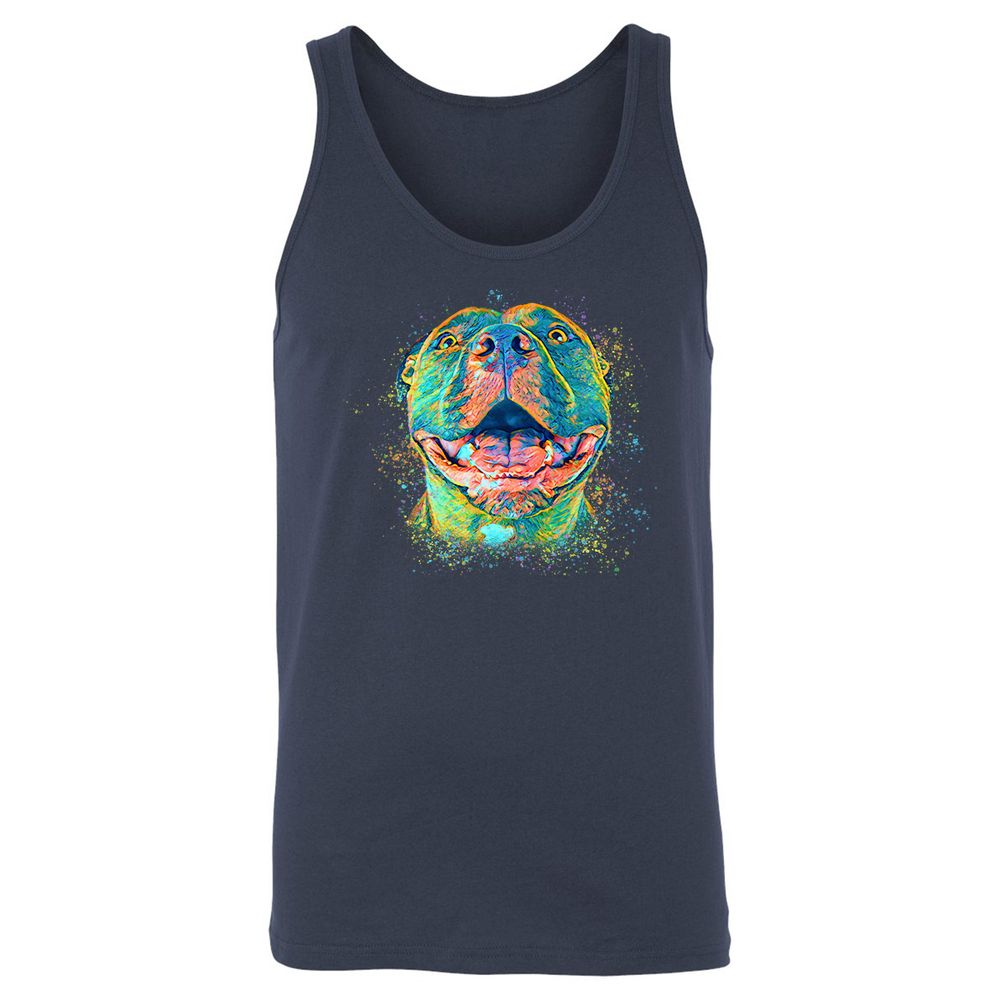 Unisex Jersey Tank - BG5JZFHK - Navy - 2