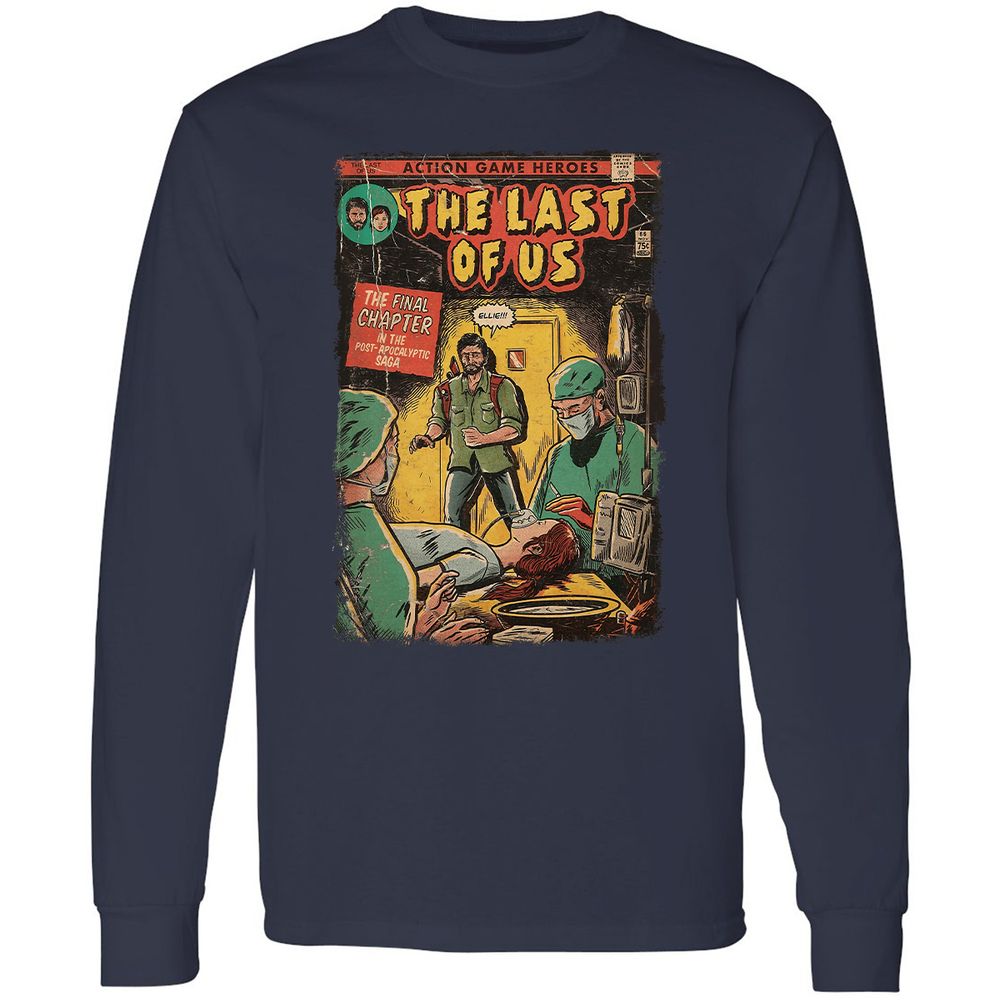 Long Sleeve T-Shirt - RTUZYNKB - Navy - 2