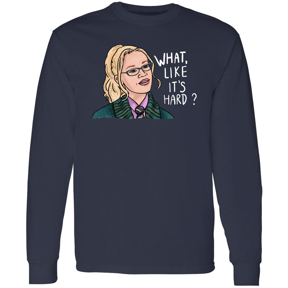 Long Sleeve T-Shirt - E83M73D2 - Navy - 2