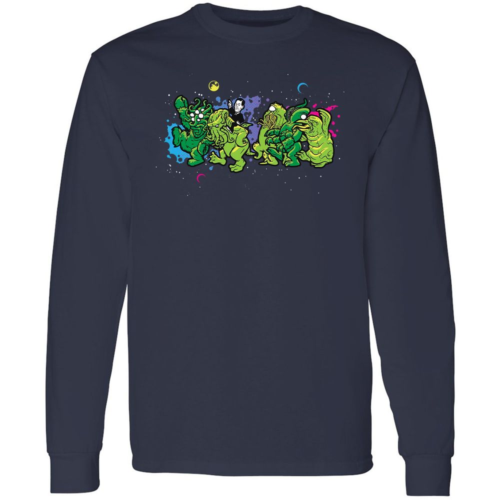 Long Sleeve T-Shirt - A6VXN9G8 - Navy - 2