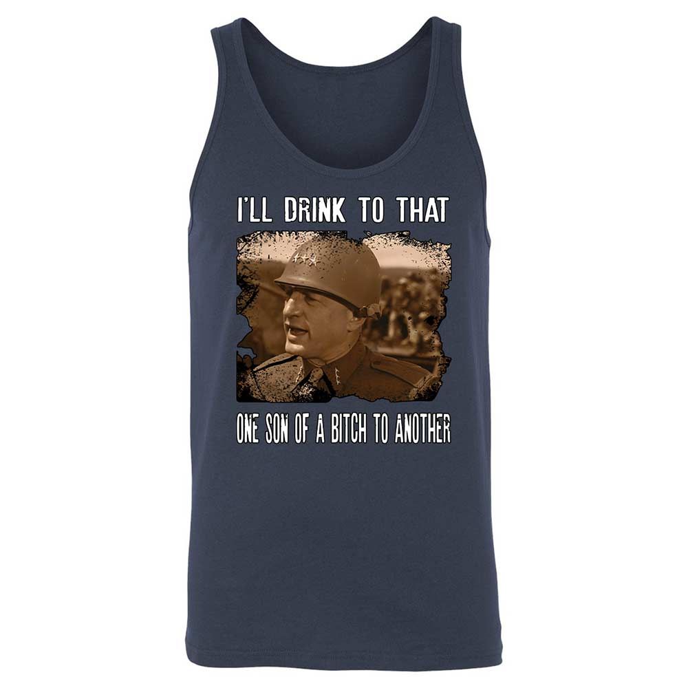Unisex Jersey Tank - CDZN4XV6 - Navy - 2