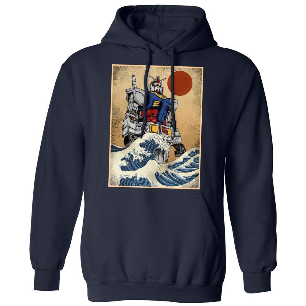 Classic Unisex Hoodie - H6FG9A3C - Navy - 2