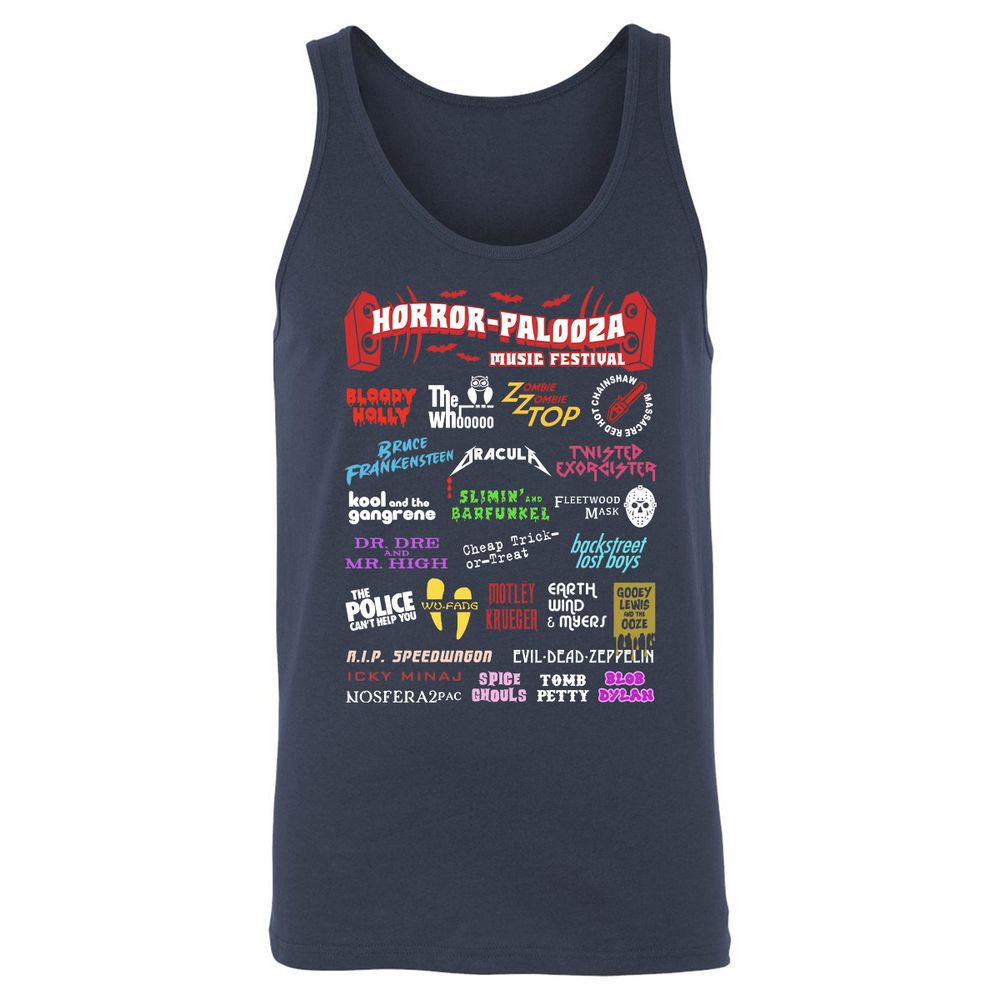 Unisex Jersey Tank - XH52UYHN - Navy - 2