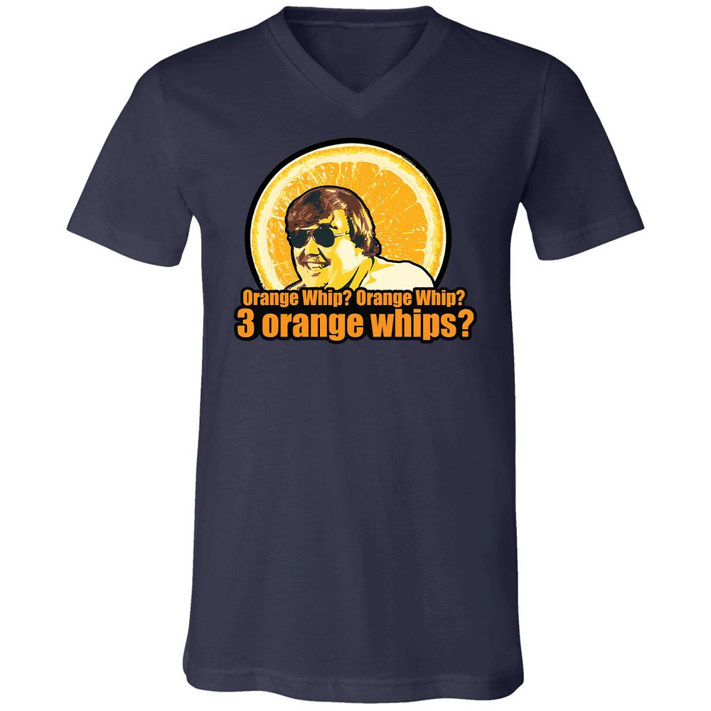 Unisex V-Neck T-Shirt - 6NMXD9EF - Navy - 2
