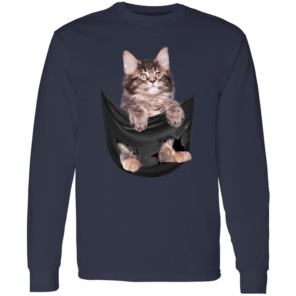 Long Sleeve T-Shirt - 3S9GBNU8 - Navy - 2