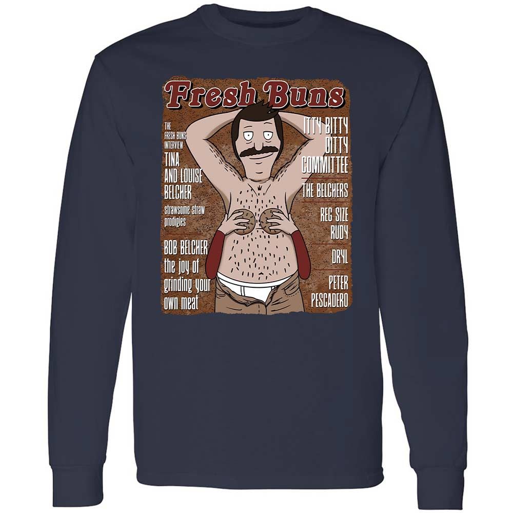 Long Sleeve T-Shirt - E3AEK37S - Navy - 2