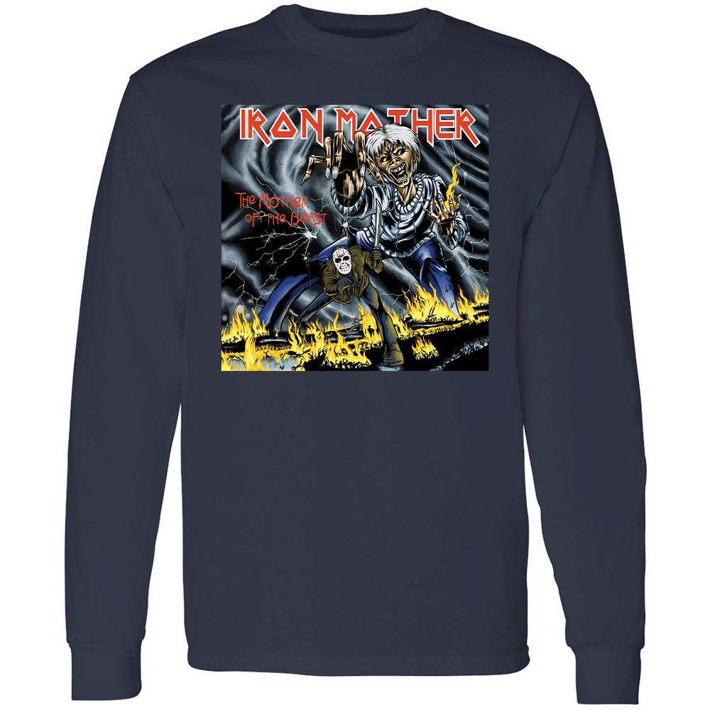 Long Sleeve T-Shirt - ZEX7YA1S - Navy - 2