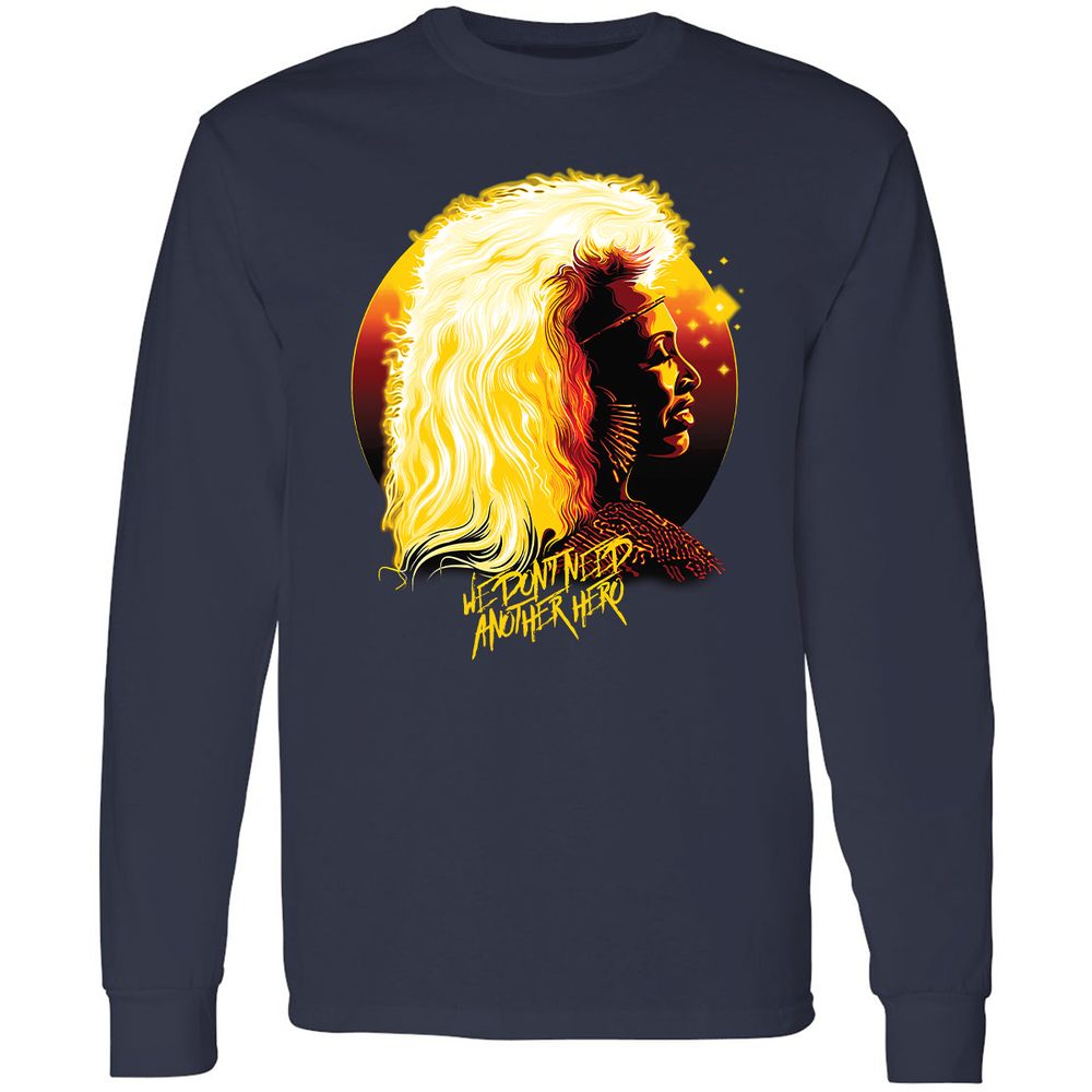 Long Sleeve T-Shirt - QM4VB8J9 - Navy - 2