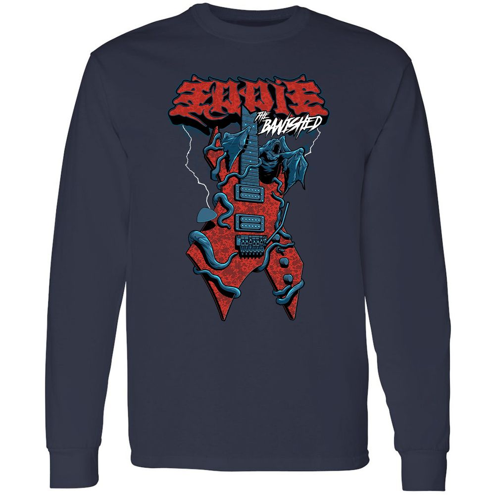 Long Sleeve T-Shirt - 932F42TQ - Navy - 2