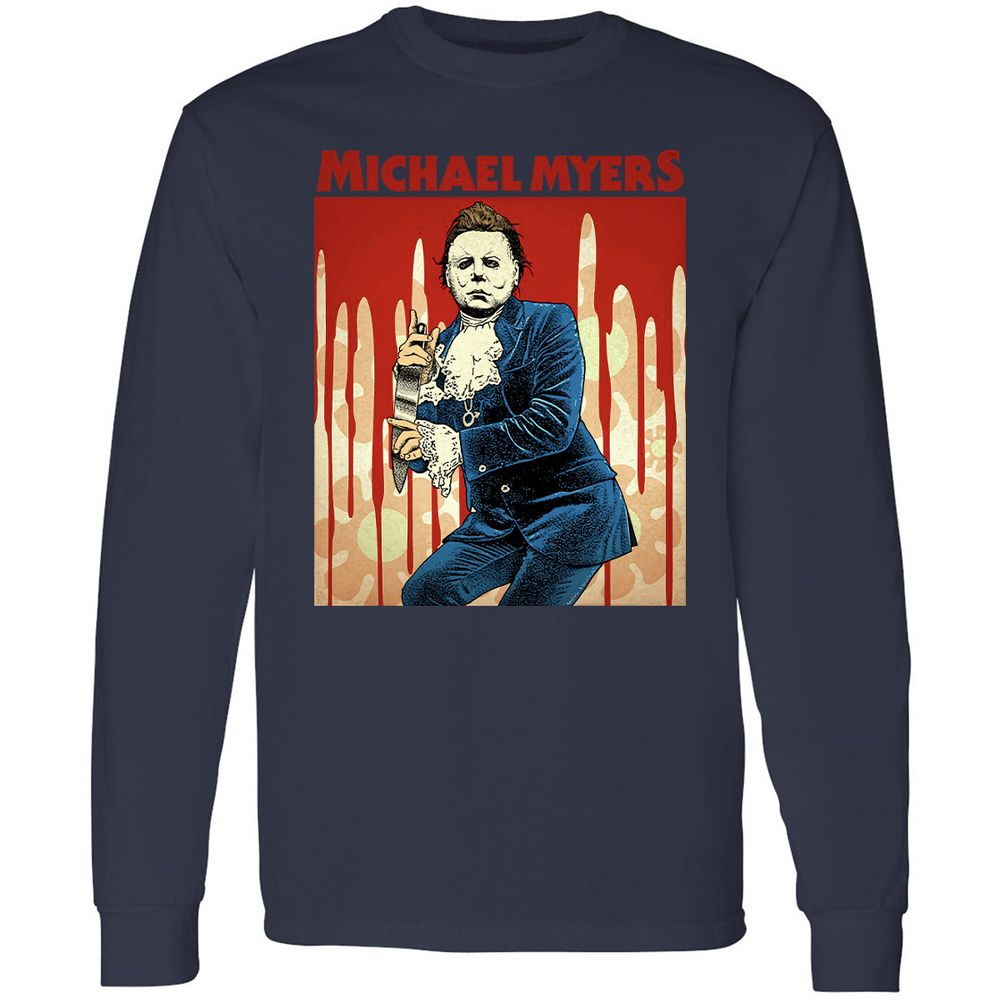 Long Sleeve T-Shirt - NQHPV4TK - Navy - 2