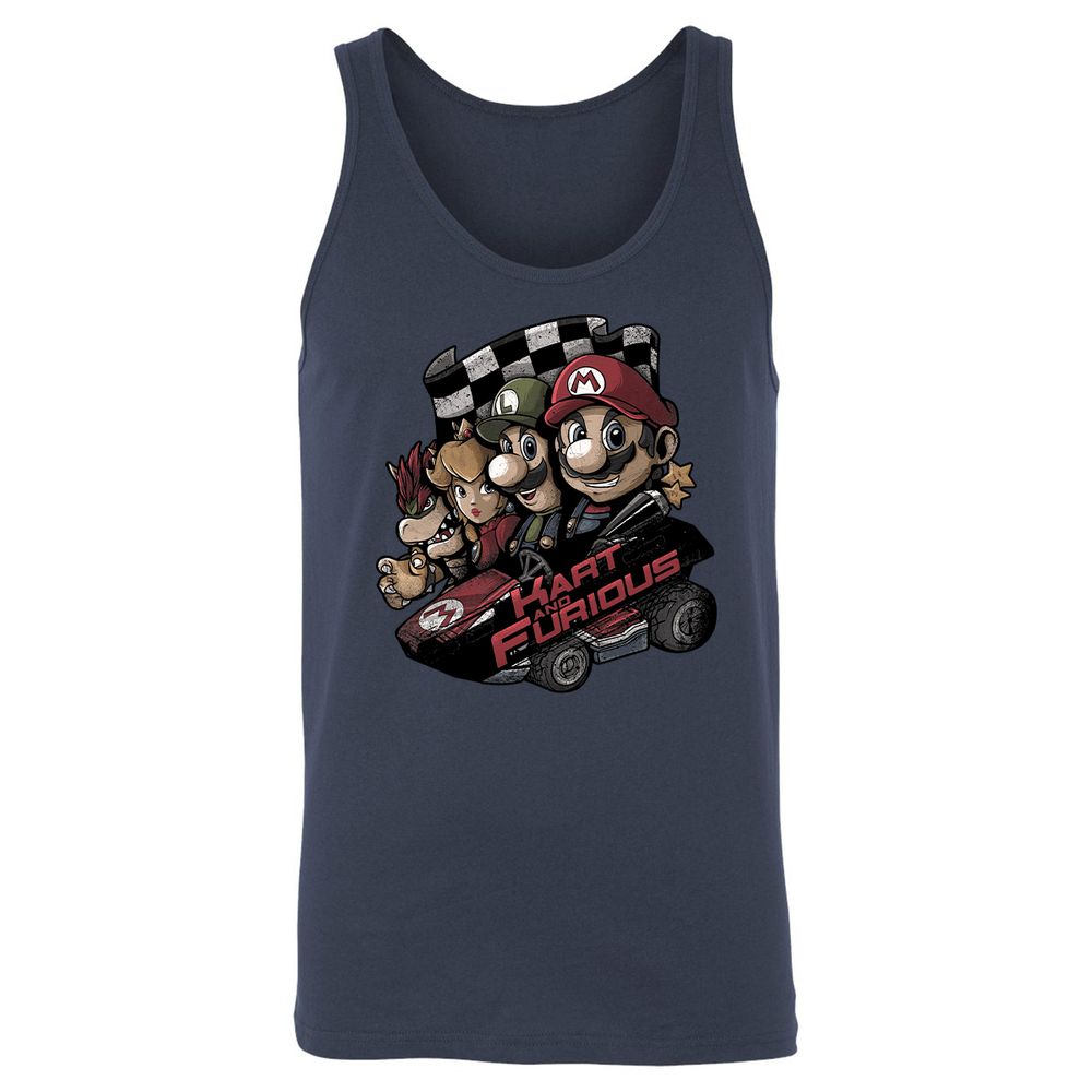 Unisex Jersey Tank - C4R9AFZ1 - Navy - 2