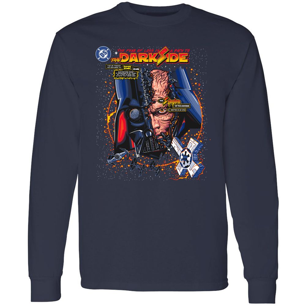 Long Sleeve T-Shirt - 5TNUXP7H - Navy - 2